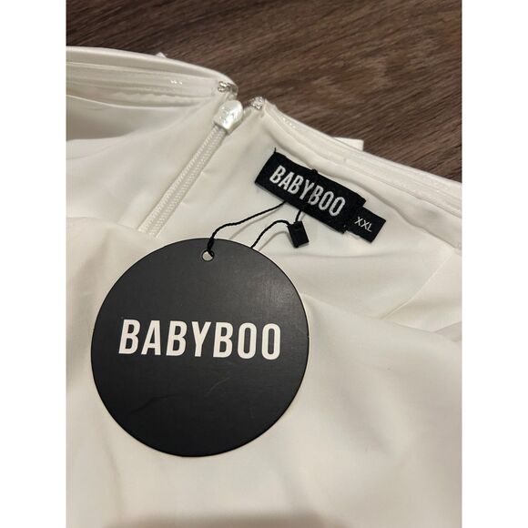 ✨Babyboo | Barbara Mini Dress White | NWT | Bridal Shower, Bachelorette, Wedding - Picture 6 of 7